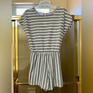 Stylish Striped Knit Romper